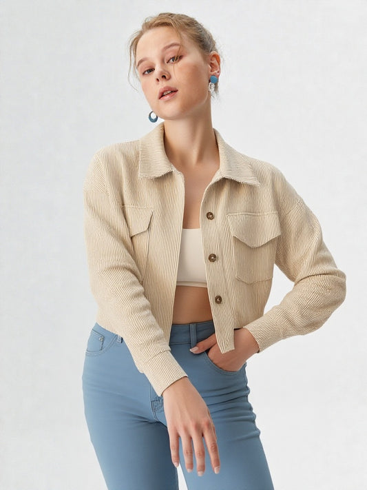 Chaqueta corta de pana